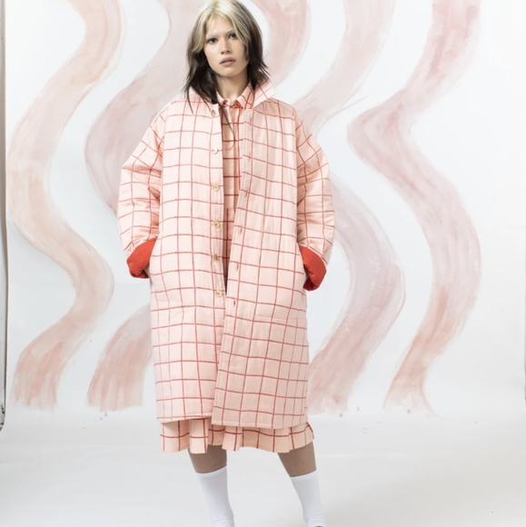 *new* Maggie Jayne reversible organic cotton quilt coat - Picture 2 of 6